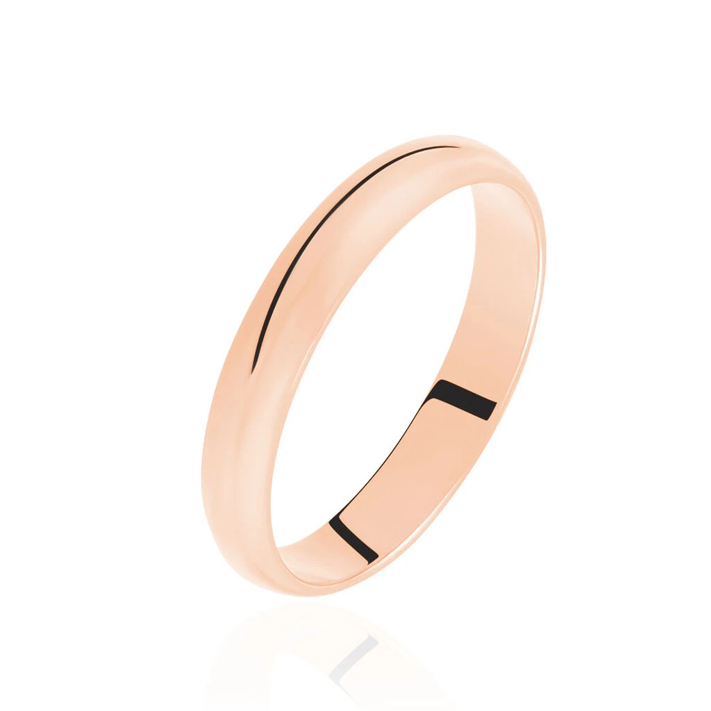 Alliance Aphrodite Demi Jonc Classique Or Rose