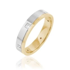Alliance Camy Or Bicolore Diamant