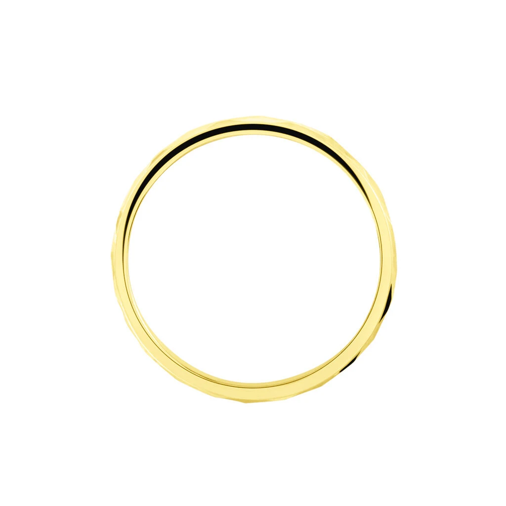 Alliance Hemera Facetee Ruban Plat Or Jaune – Image 3