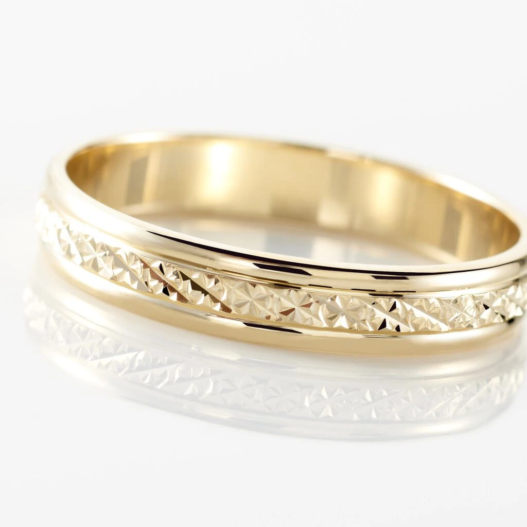 Alliance Laura Ruban Plat Or Jaune – Image 4