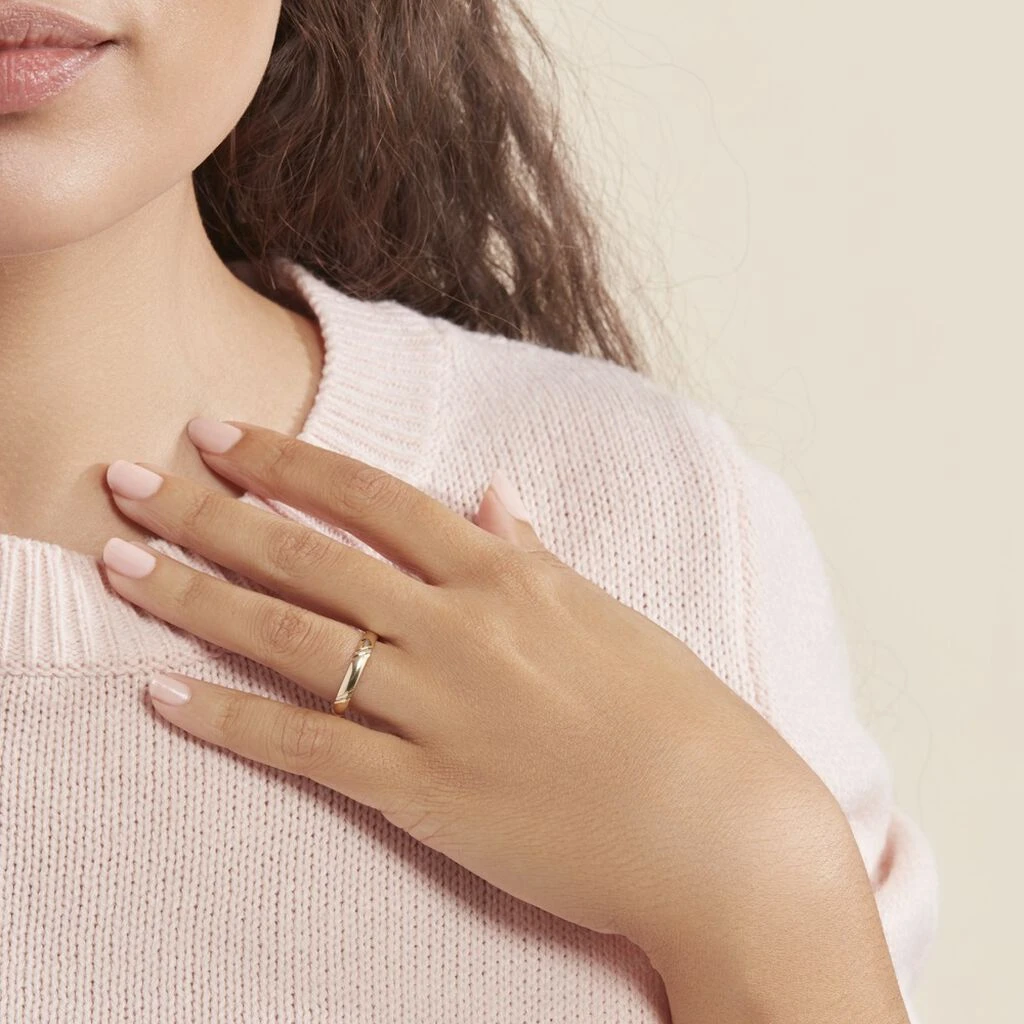 Alliance Massina Demi Jonc Classique Or Jaune – Image 6