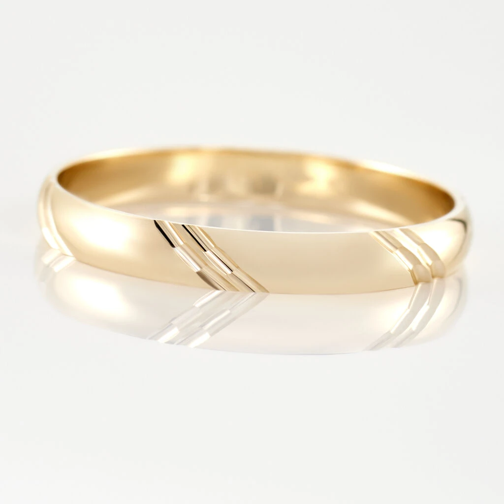 Alliance Massina Demi Jonc Classique Or Jaune – Image 4