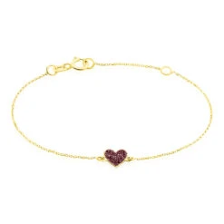 Bracelet Cerine Coeur Or Jaune