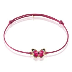 Bracelet Sulivia Papillon Or Jaune