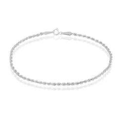 Bracelet Jerry Maille Corde Or Blanc