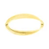 Bracelet Jonc Claudie 3 Fils Entrelaces Or Jaune