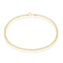 Bracelet Clemens Maille Marine Rectangle Or Jaune