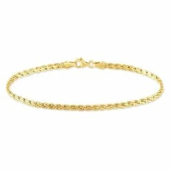 Bracelet Jany Maille Palmier Or Jaune