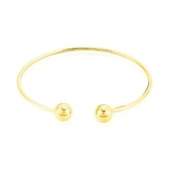 Bracelet Jonc Davina Boules Or Jaune