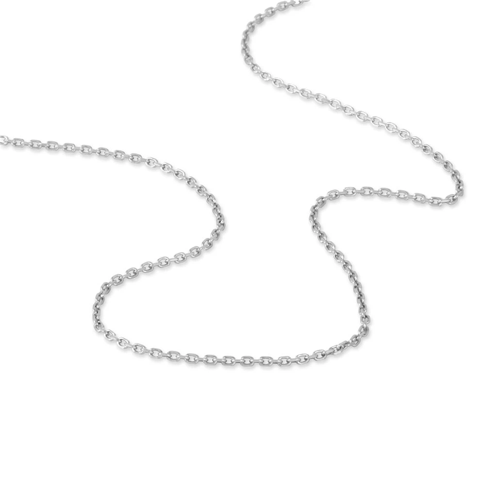 Chaîne Imad Maille Gourmette Or Blanc – Image 3