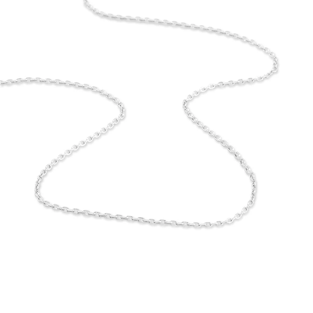 Chaîne Igoa Maille Forçat Diamantee Or Blanc – Image 3