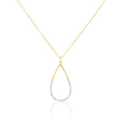 Collier Or Jaune Diamant