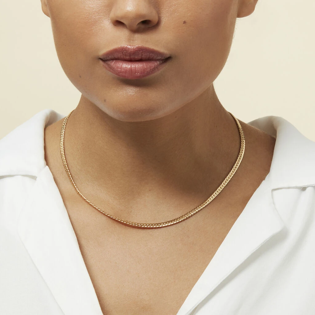 Collier Izel Maille Anglaise Or Jaune – Image 5