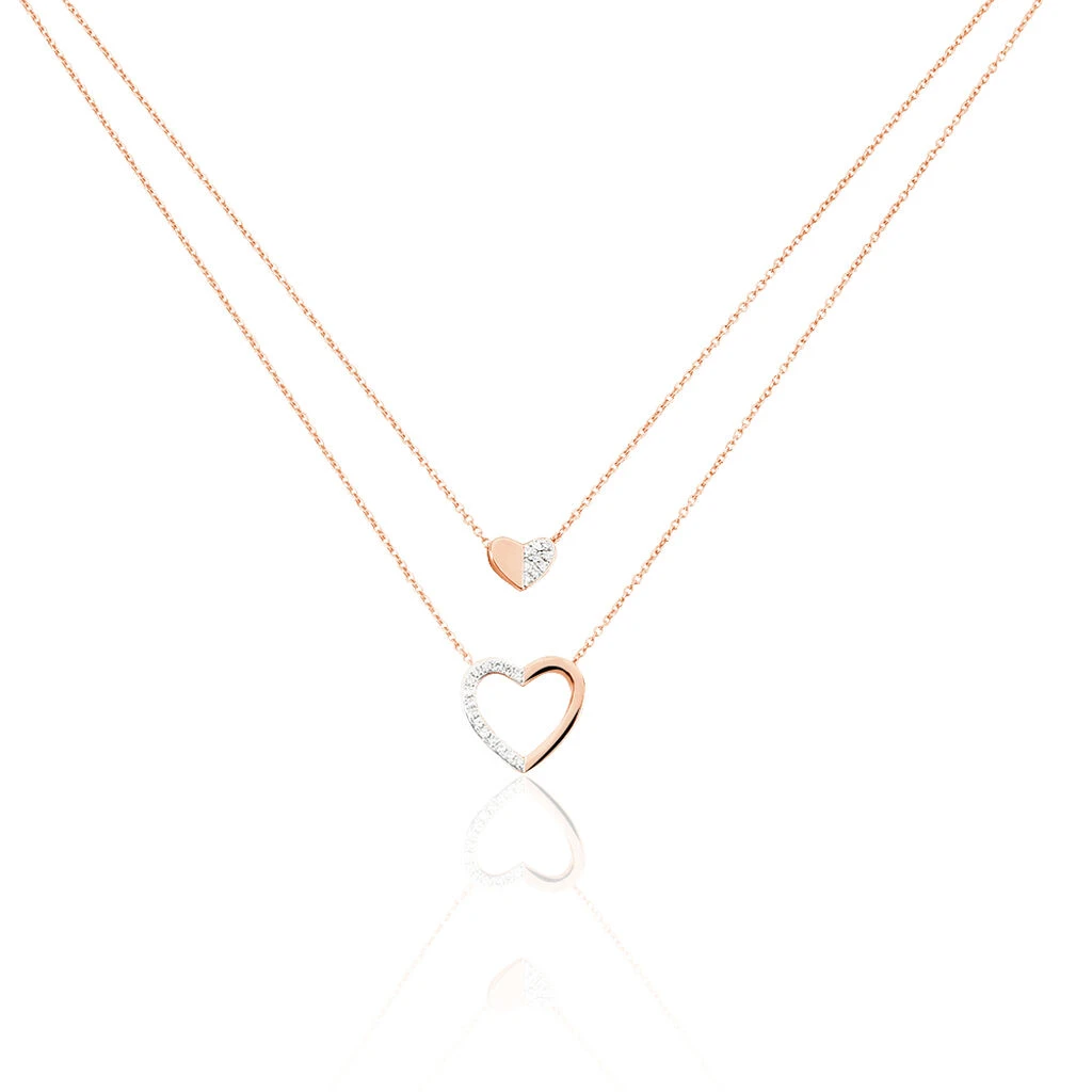 Collier Emilia Or Rose Diamant