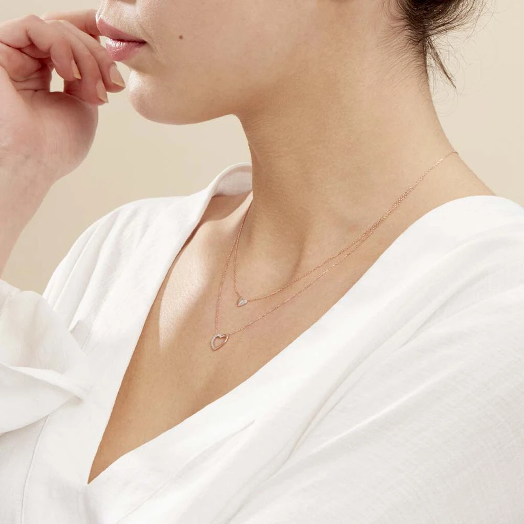 Collier Emilia Or Rose Diamant – Image 4