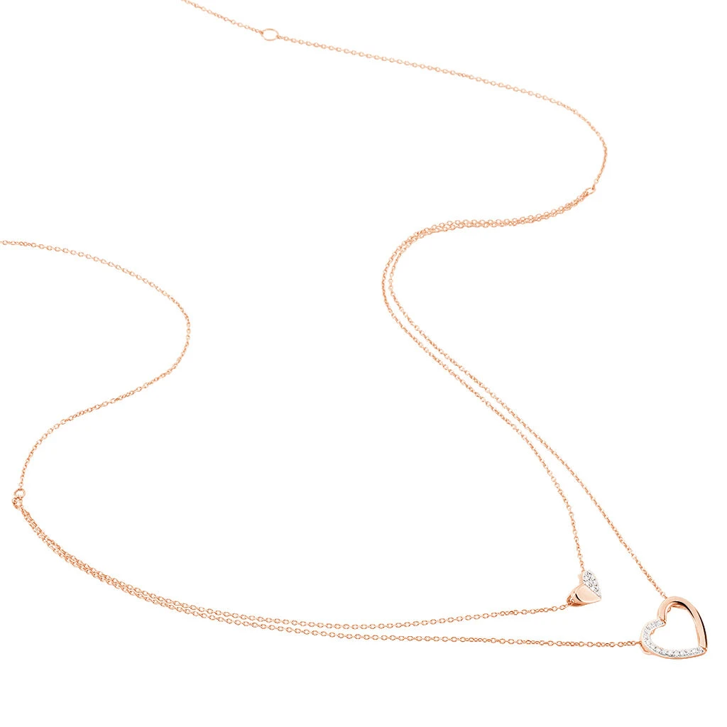 Collier Emilia Or Rose Diamant – Image 2