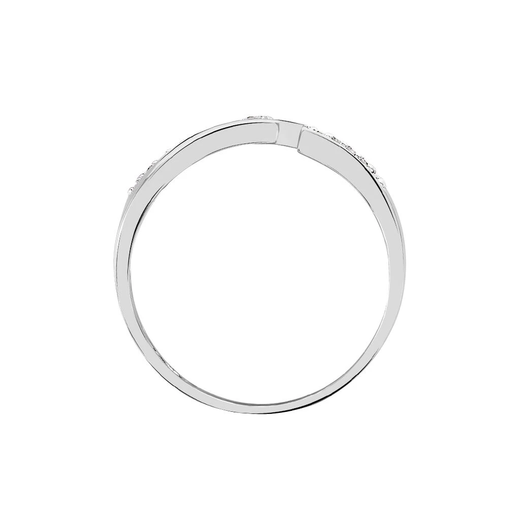 Bague Solitaire Elisa Or Blanc Diamant – Image 3