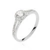 Bague Solitaire Karen Or Blanc Diamant