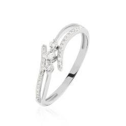 Bague Carey Or Blanc Diamant