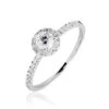 Bague Solitaire Lena Or Blanc Diamant