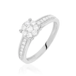 Bague Celia Or Blanc Diamant