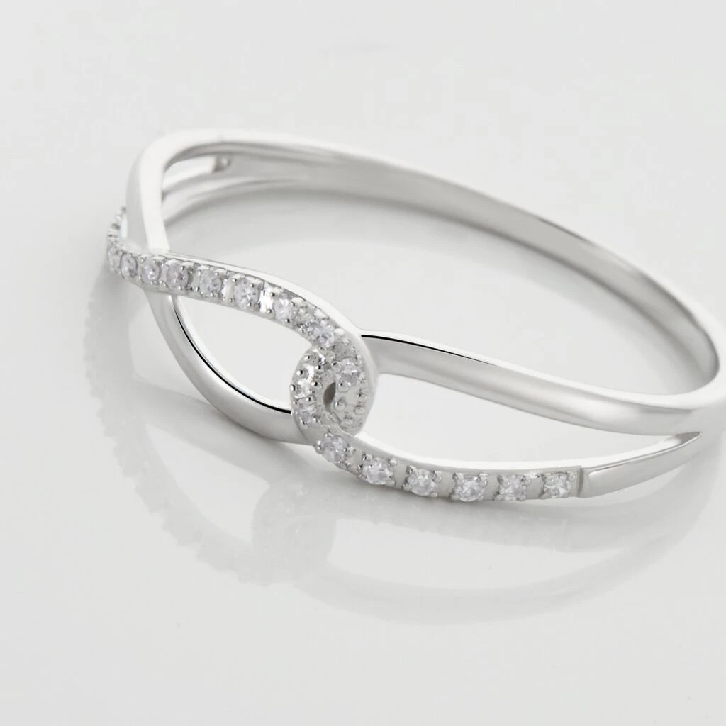 Bague Osanna Or Blanc Diamants – Image 4