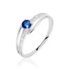 Bague Tanissia Or Blanc Saphir Et Diamant