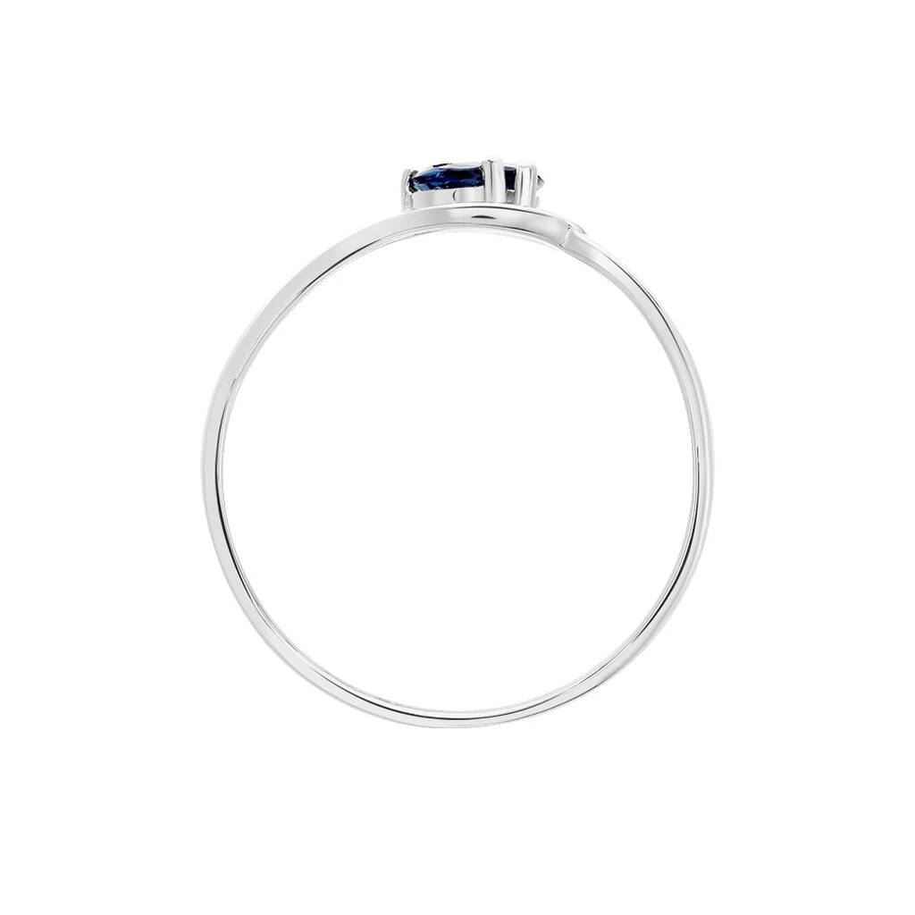 Bague Sakina Or Blanc Saphir – Image 3