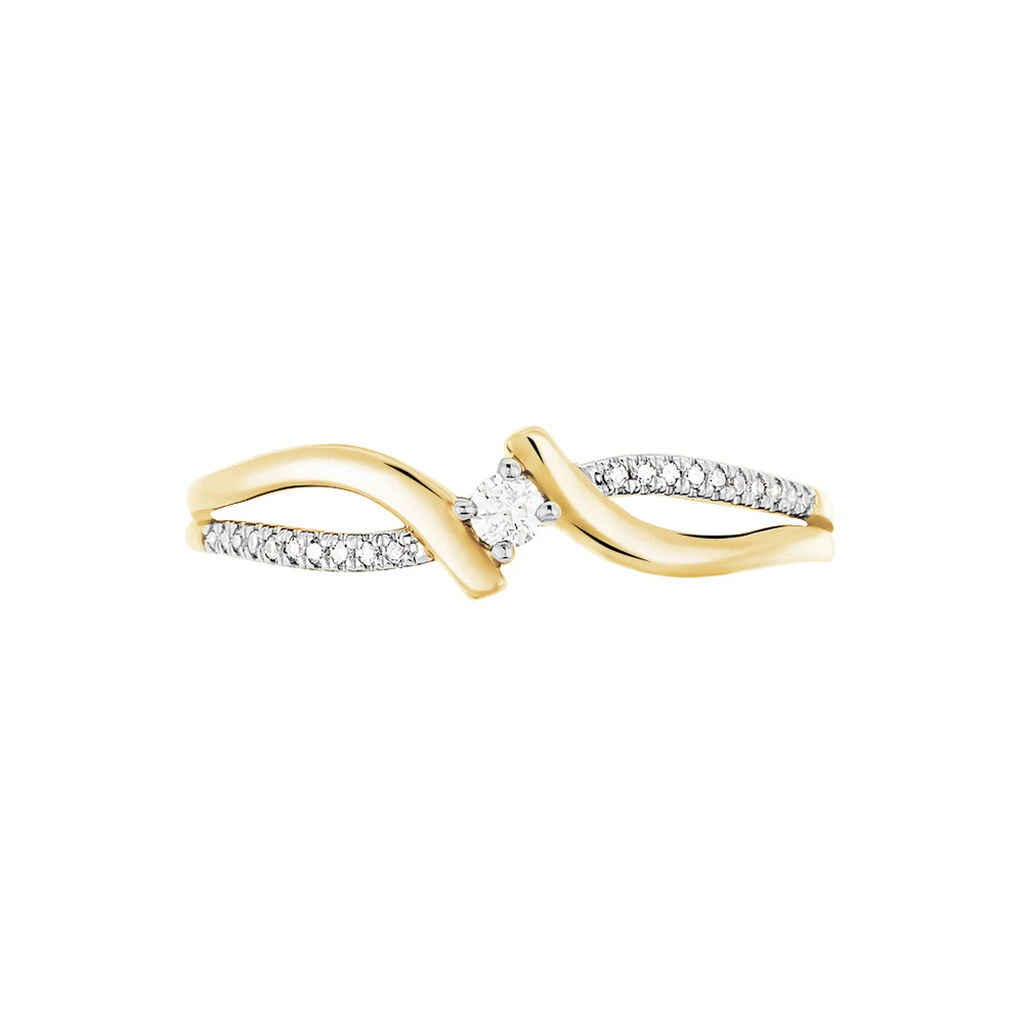 Bague Orianna Or Jaune Diamant – Image 2