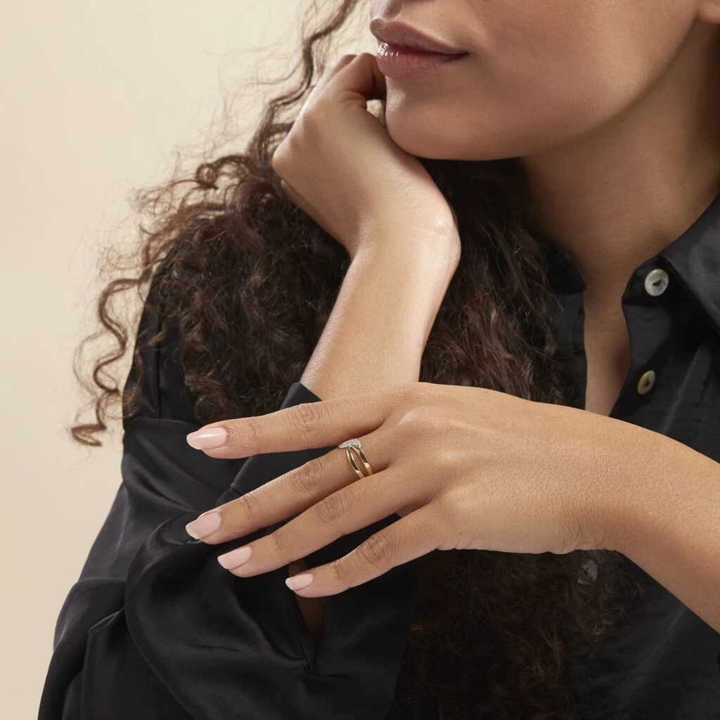Bague Ramona Or Jaune Diamant – Image 5