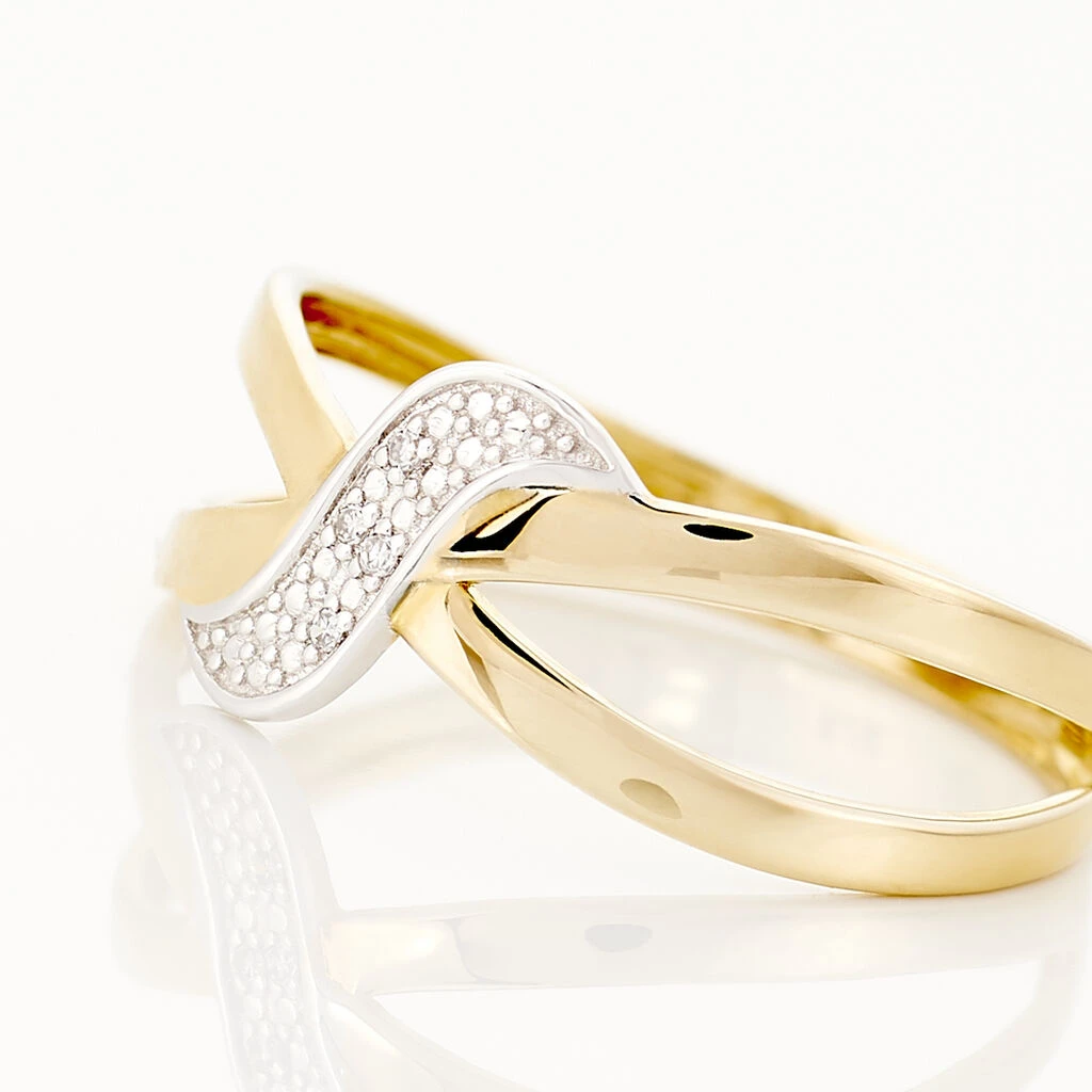 Bague Ramona Or Jaune Diamant – Image 4