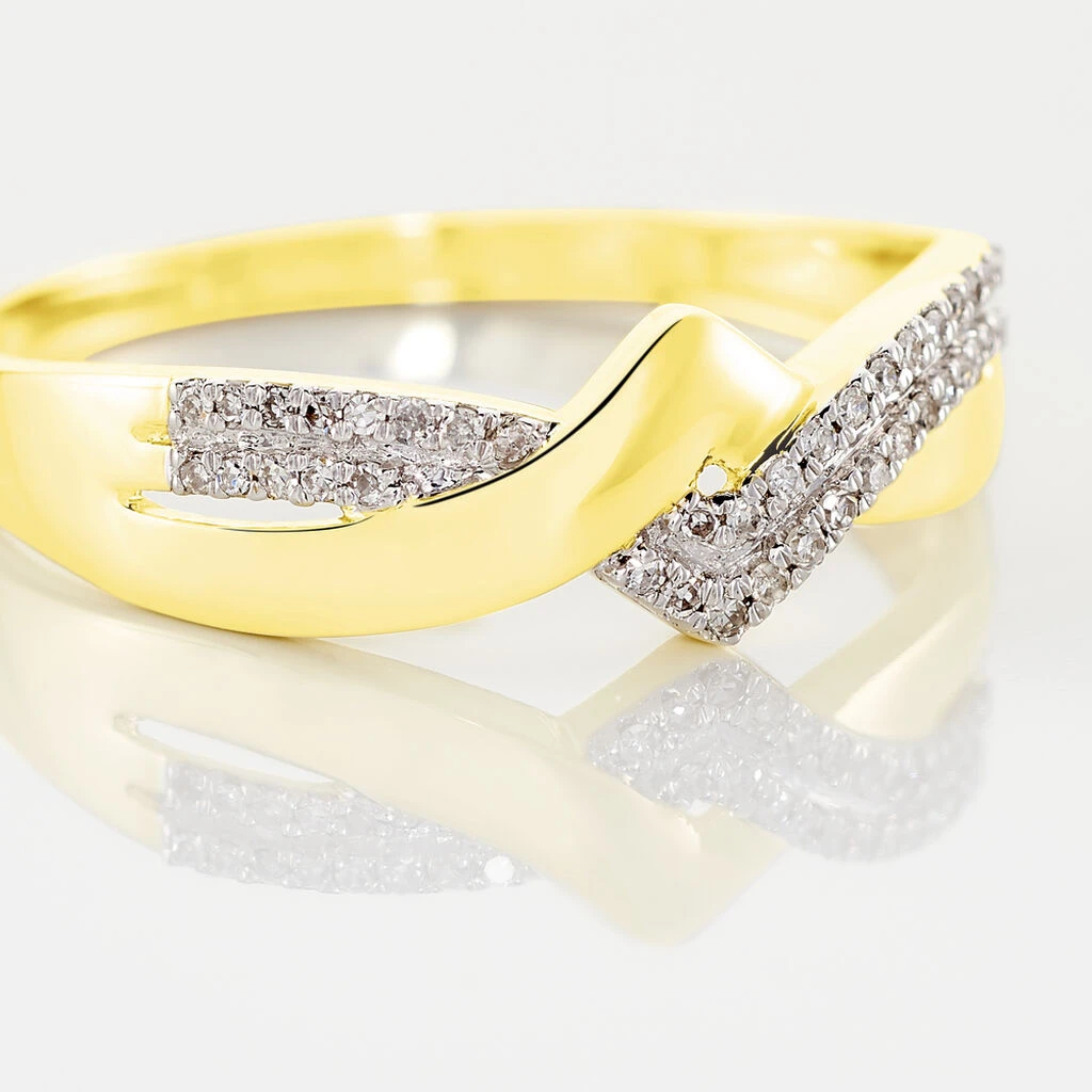 Bague Morgana Or Jaune Diamant – Image 4