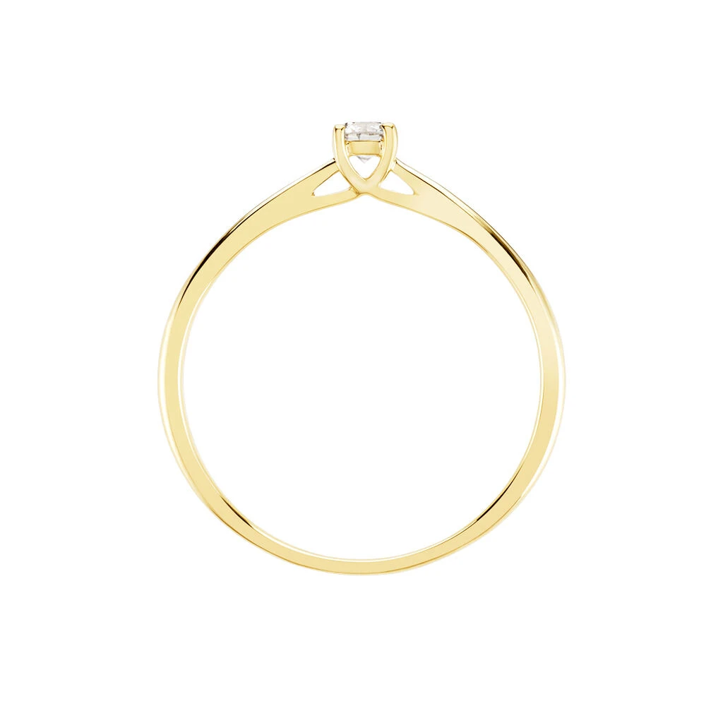 Bague Victoria Or Jaune Diamant – Image 3