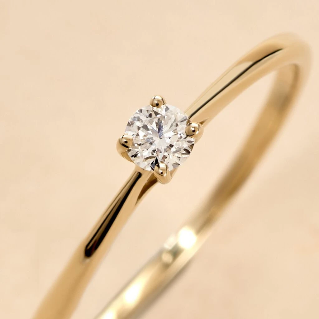 Bague Victoria Or Jaune Diamant – Image 4