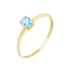 Bague Lily Or Jaune Topaze