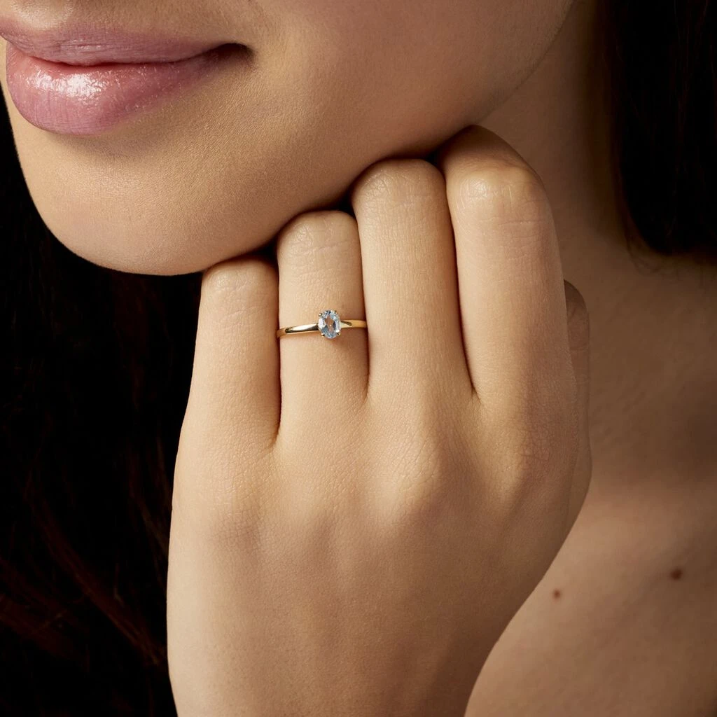 Bague Lily Or Jaune Topaze – Image 6