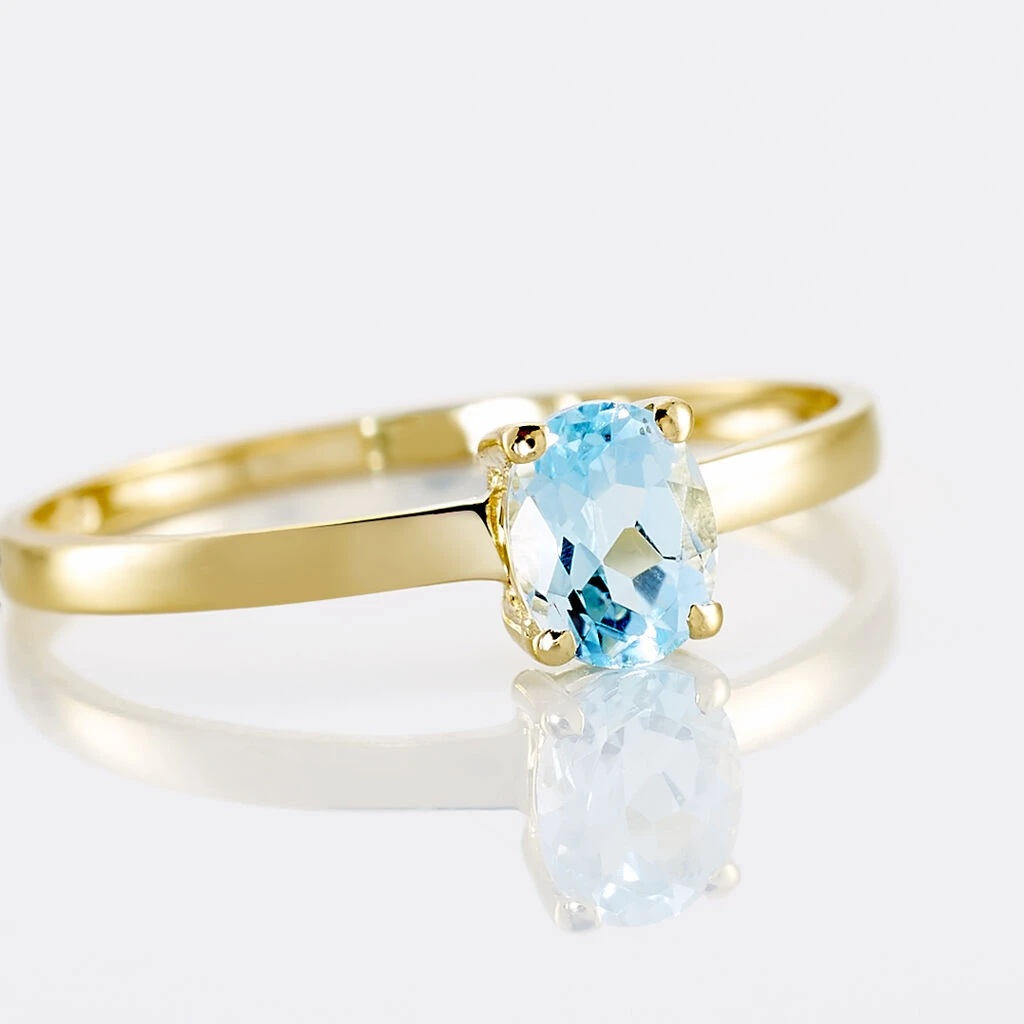Bague Lily Or Jaune Topaze – Image 3