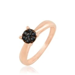 Bague Solitaire Collection Grace Or Rose Diamant