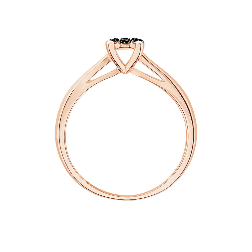 Bague Solitaire Collection Grace Or Rose Diamant – Image 3
