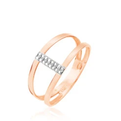Bague Deborah Or Rose Diamant