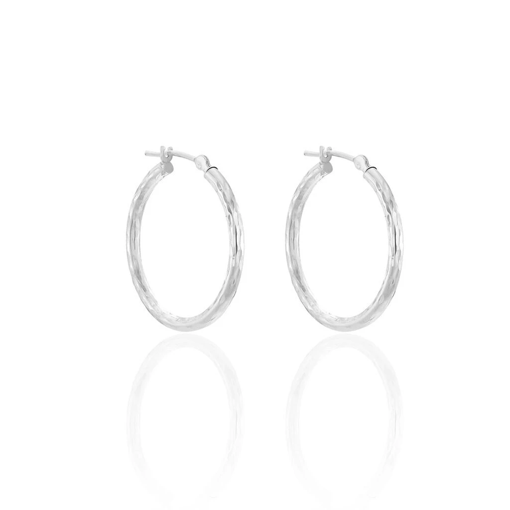 Créoles Cayla Or Blanc – Image 2