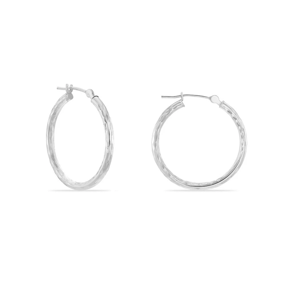 Créoles Cayla Or Blanc – Image 3