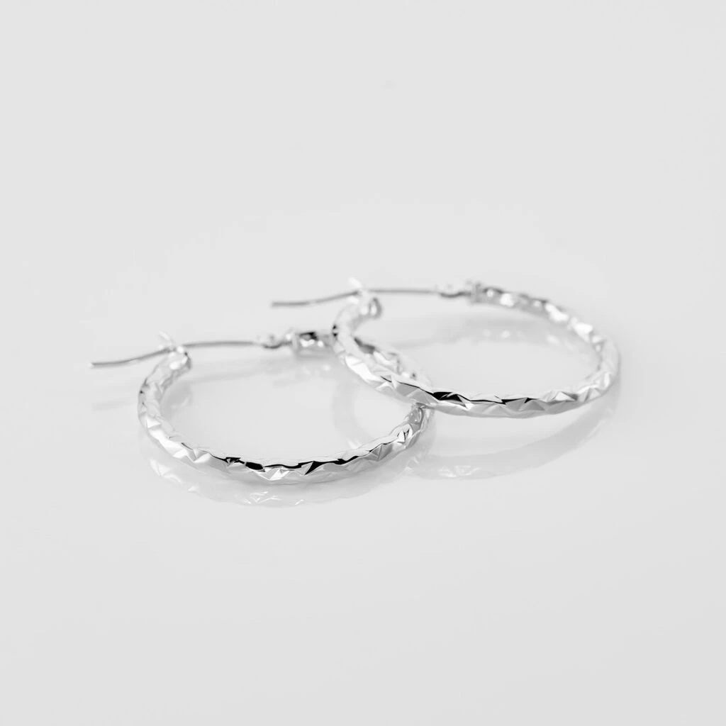 Créoles Cayla Or Blanc – Image 4