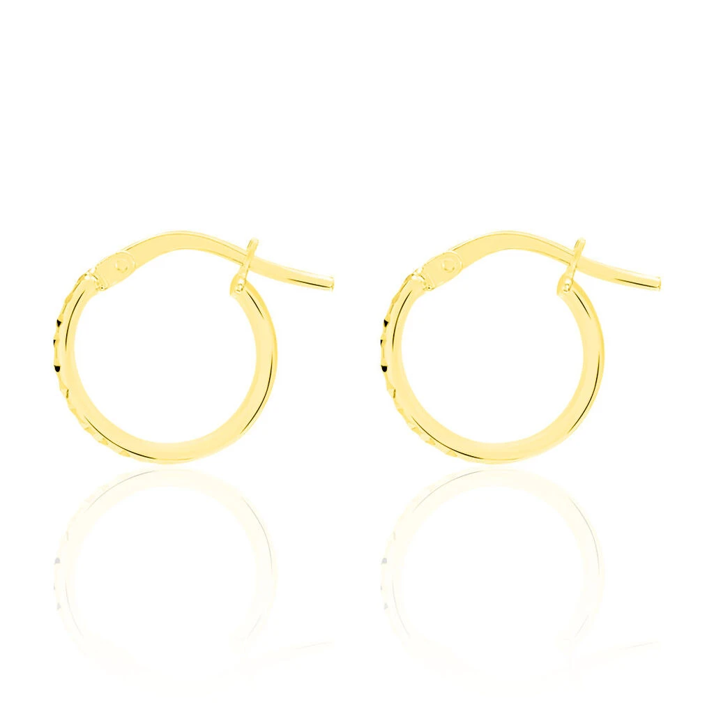 Créoles Asma Or Jaune – Image 2