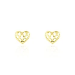 Boucles D'oreilles Puces Or Jaune Cicolluis
