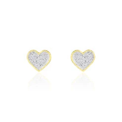 Boucles D'oreilles Puces Marta Or Jaune
