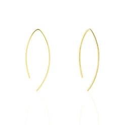 Créoles Helle Amande Or Jaune