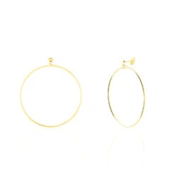 Créoles Tia Flexible Geometrique Or Jaune