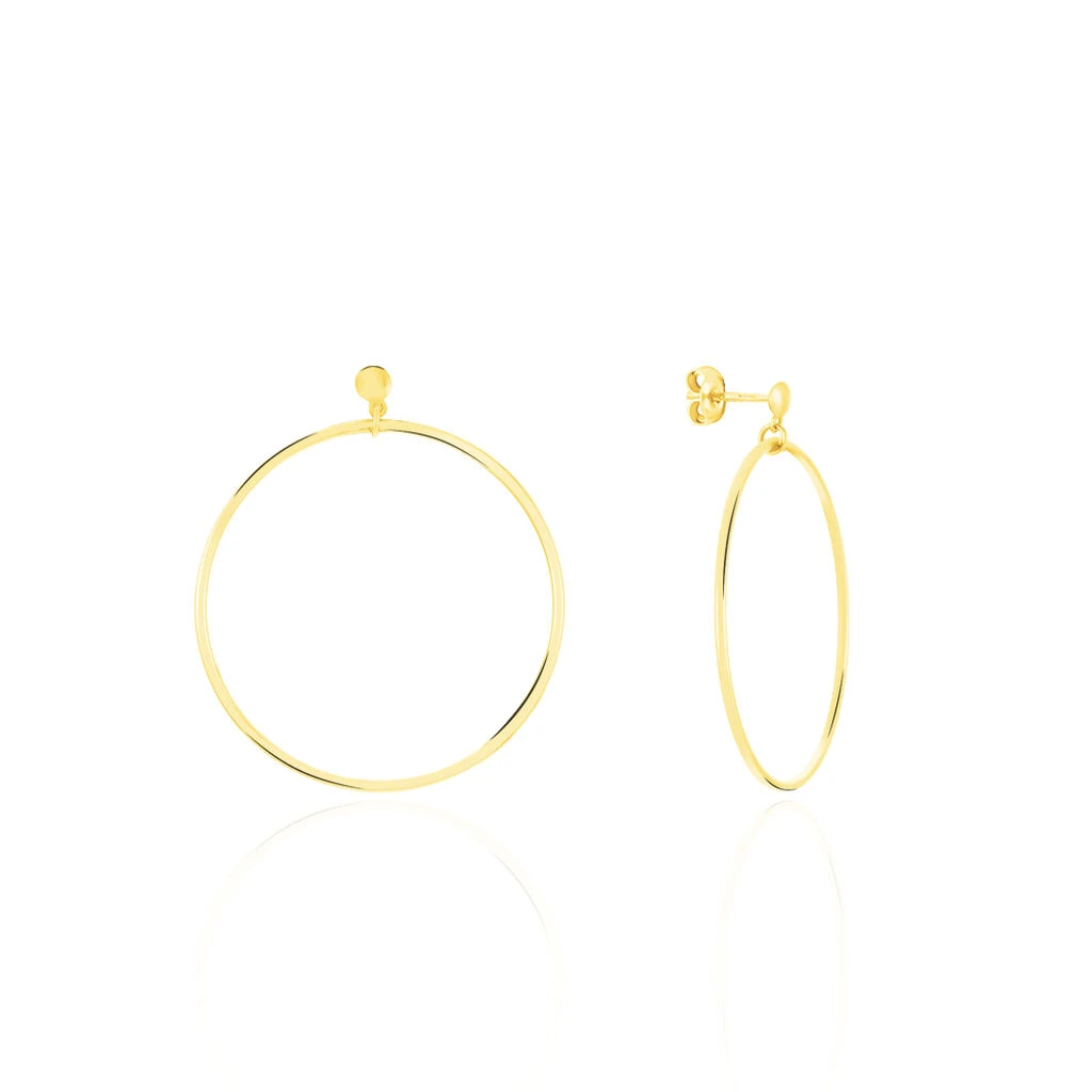 Créoles Tia Geometrique Or Jaune