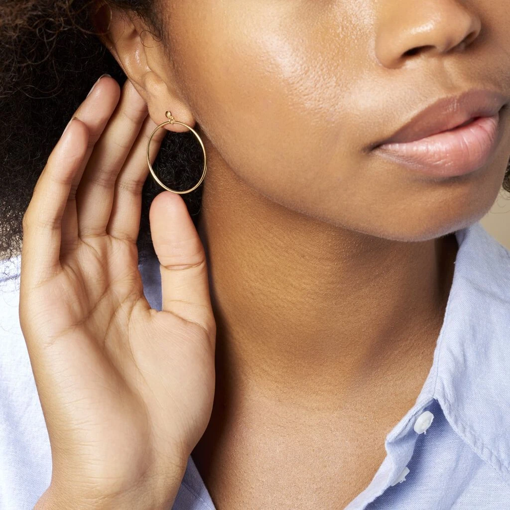 Créoles Tia Geometrique Or Jaune – Image 4